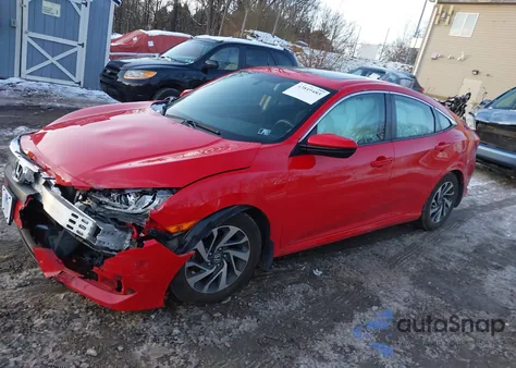 2018 Honda Civic Ex z USA, uszkodzony, nr VIN 2HGFC2F75JH523840